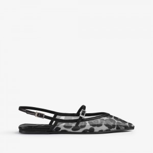 Le Silla MORGANA SLINGBACK Nere Leopardate | IT_LS26683